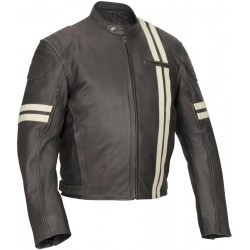 Vintage Leather Motorcycle Jacket