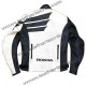 Marc Márquez CBR White Leather Motorcycle Jacket