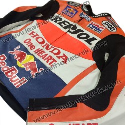 Marc Márquez Honda Redbull Leather Motorbike Racing Jacket