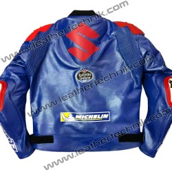 ALEX RINS Suzuki Leather Motorcycle Race Replica Jacket