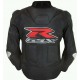 Suzuki GSXR Leather Motorcycle Biker Jacket