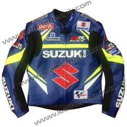 Alex Rins Suzuki Leather Motorcycle Jacket