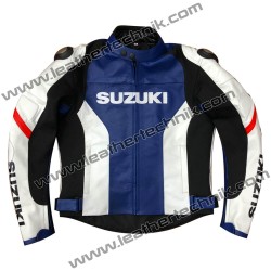 Suzuki Motogp GSXR Leather Motorcycle Jacket