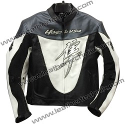 Suzuki Hayabusa GSXR Leather Motorcycle Jacket
