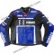 Blue Yamaha Leather Motorcycle Jacket 60th Anniversary