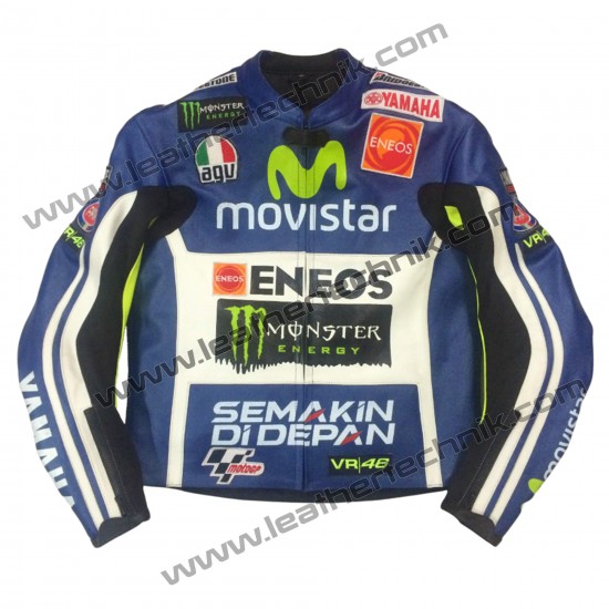 Yamaha Movie Star Leather Motorcycle Jacket