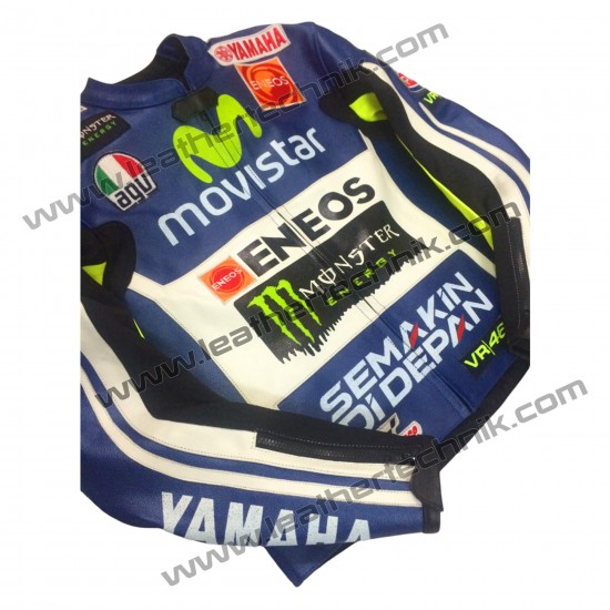 Yamaha Movie Star Leather Motorcycle Jacket