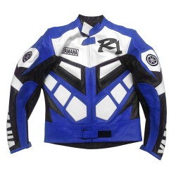 Yamaha R1 Leather Motorcycle Racing Jacket