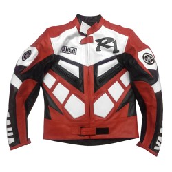 Yamaha R1 Leather Motorcycle Racing Jacket