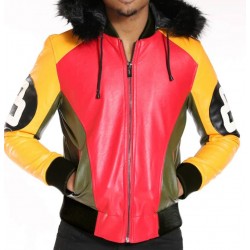 8 Ball Seinfeld Puddy Patrick Warburton Bomber Leather Jacket