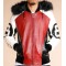 Seinfeld David Puddy’s 8 Ball RED Jacket - Michael Hoban 8 Bomber Real Leather Jacket
