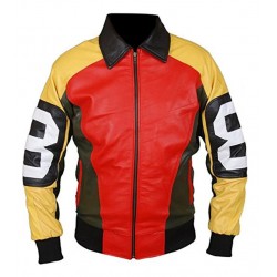 Seinfeld David Puddy’s 8 Ball Jacket - Michael Hoban 8 Bomber Real Leather Jacket