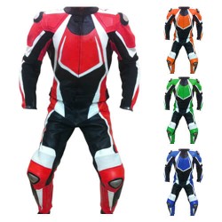 Leathertechnik Two Piece Leather Motorcycle Racing Suit