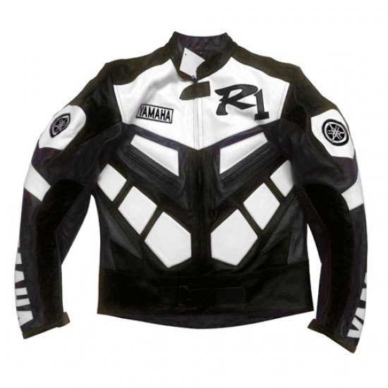 Yamaha R1 Two Piece Leather Motorcycle Suit