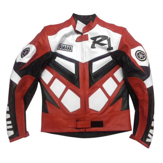 Yamaha R1 Two Piece Leather Motorcycle Suit