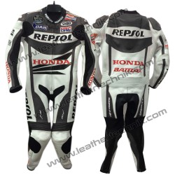 Honda Repsol Leather Motorbike Suit Black